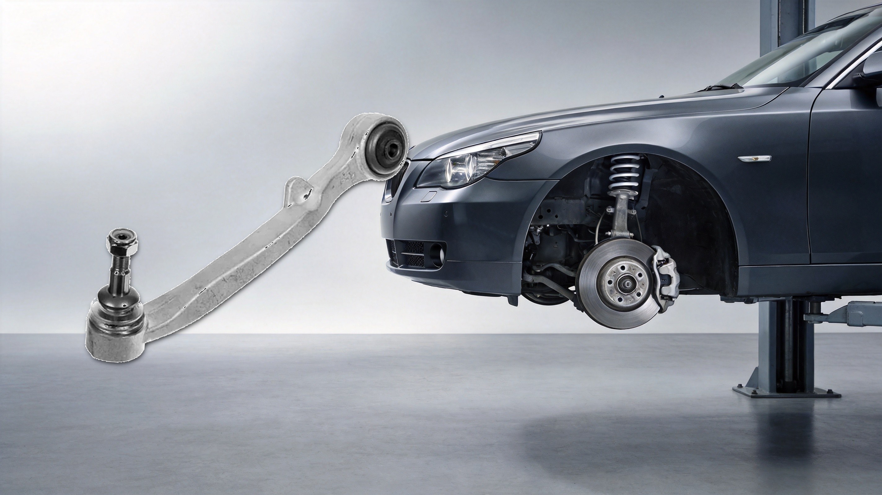 VOLLSUN V61501 Front Lower Control Arm Straight for BMW 7 Series E65/E66/E67; 6 Series E63/E64